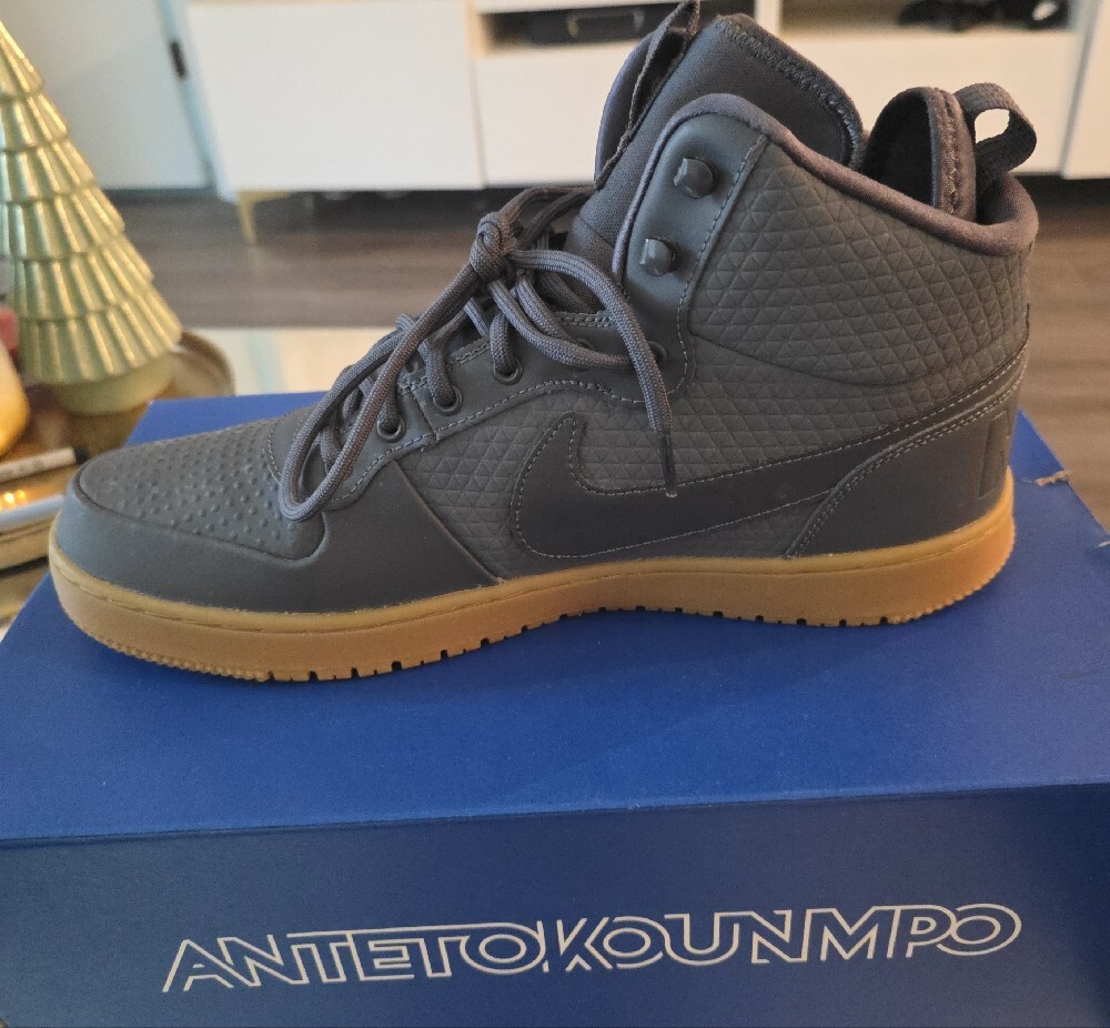 Size 13 - Nike Court Borough Mid - Winter Dark Grey - Picture 6 of 10